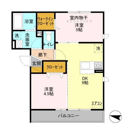 T・クレストパレス　Ⅰ 間取り図