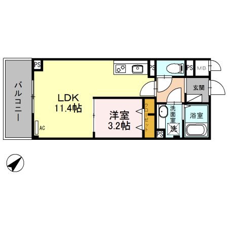 エース南越谷第２ビル 間取り
