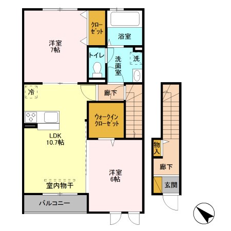 メゾンフォーレ 間取り図