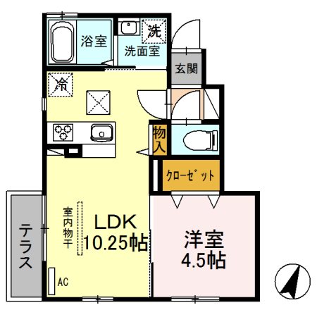 FJ敏コート 間取り図