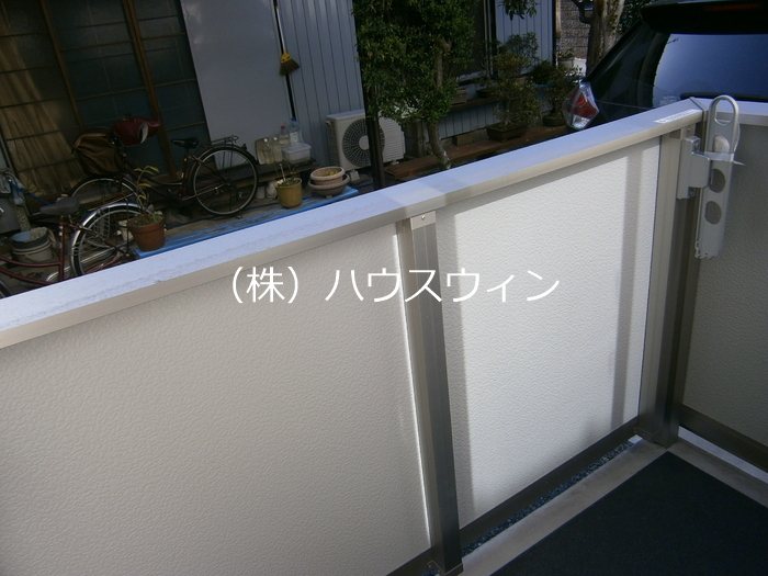 FJ敏コート ベランダ
