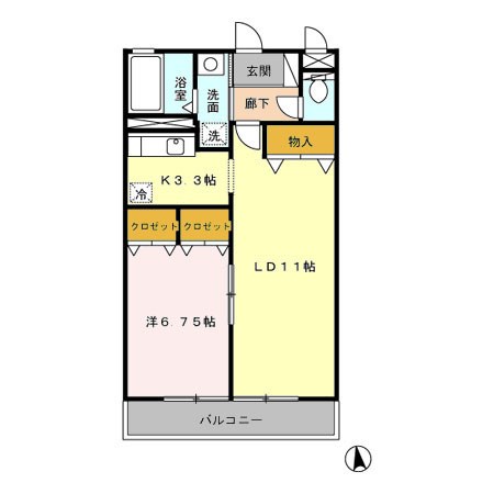 ロイヤルガーデンⅡ 間取り図