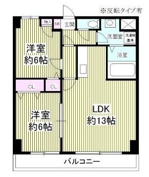 フェリスポート北越谷 間取り図