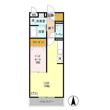 パークハイム 間取り図