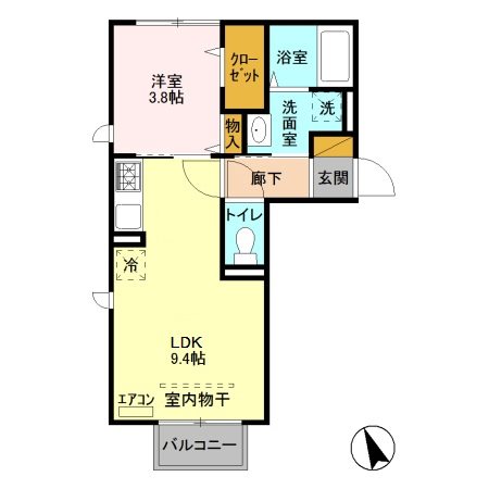 セジュールウィット大池 間取り図