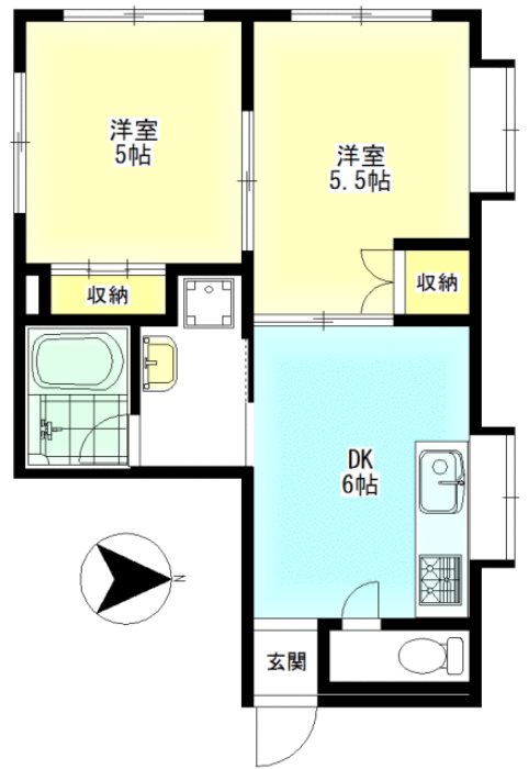 春風館 間取り図
