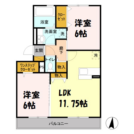 レイク南風 間取り図