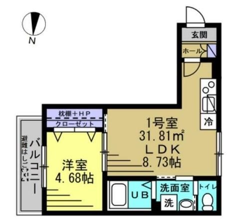 ＡＪ新越谷 間取り図