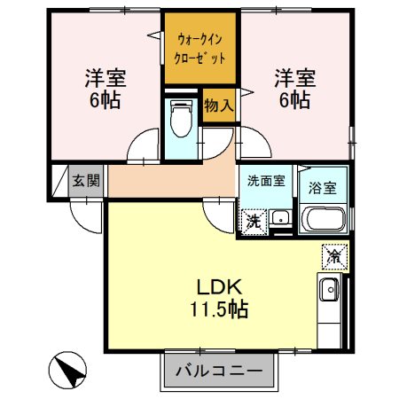 Ｋ･Ｉハイツ  間取り