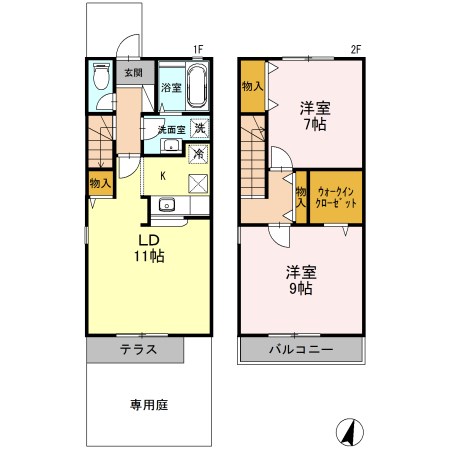 パストラル　Ⅱ 間取り図