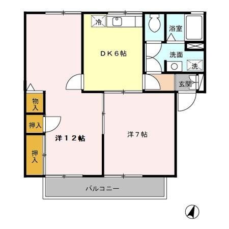 イーストサンホーム 間取り図
