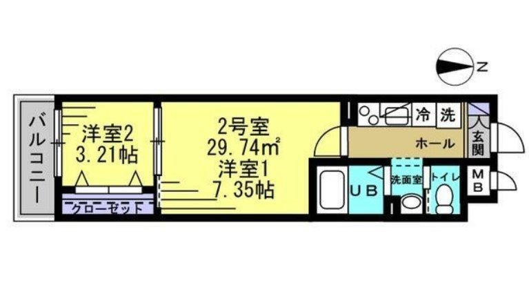 エスタディオ草加 間取り図