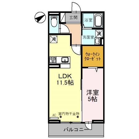 クレールＫ 間取り図