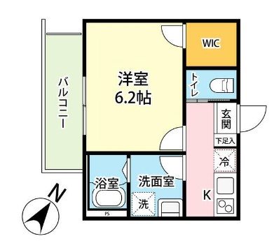 Cassolo北越谷Ⅱ 間取り図