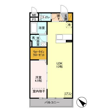 ウエストエーデル 間取り図
