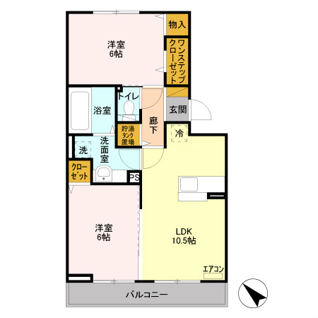 プレジール 間取り図