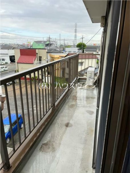 越谷宮本町マンション ベランダ
