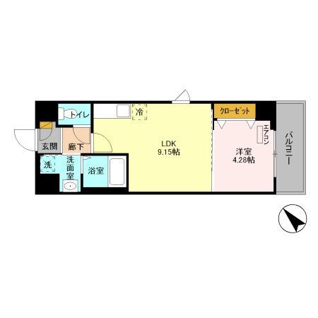プリムヴェール 間取り図