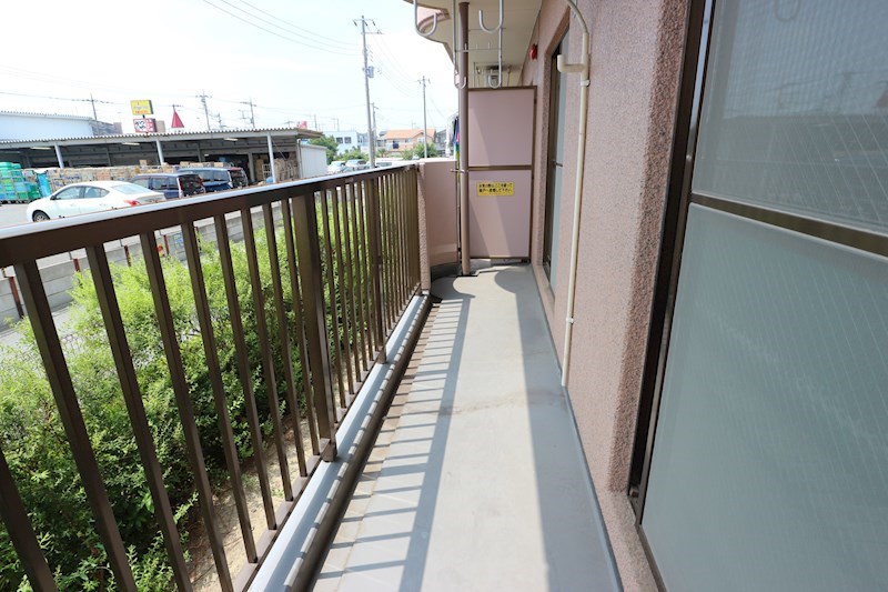 ランドロードU　A棟  ベランダ
