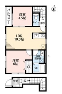 リーブルファイン袋山 間取り図