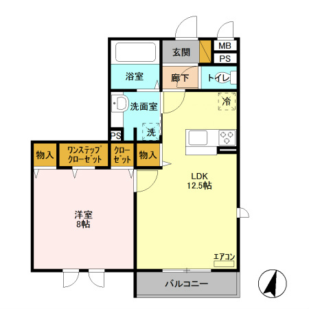 ロイジェントパークスレイクタウン　H 間取り図