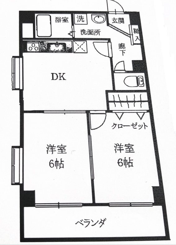 キャピタル南越 間取り図
