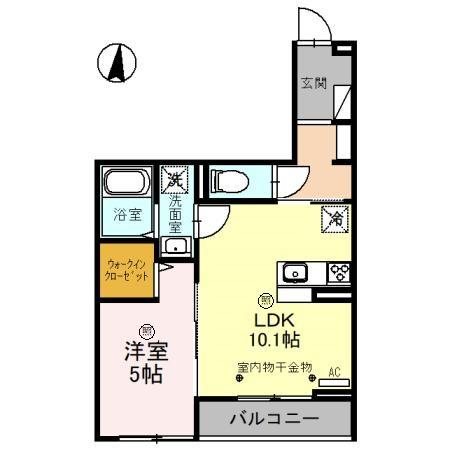 レイク・エスポワ 間取り図