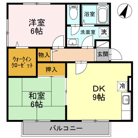 セントラルハイム　Ａ 間取り