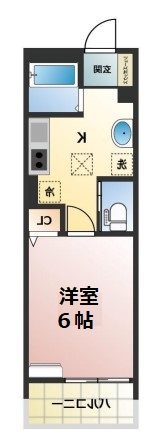 エクセレント越谷 間取り図