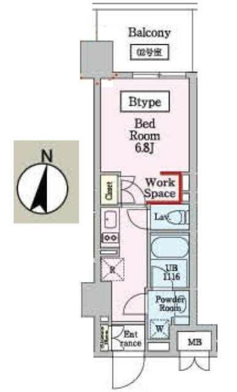 ソライエアイル越谷蒲生 間取り図