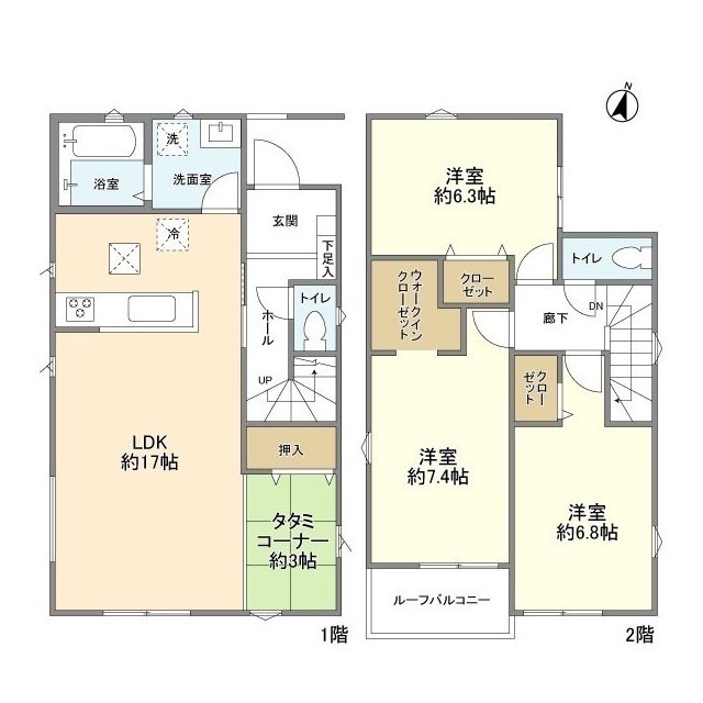 Kolet一ノ割  間取り図