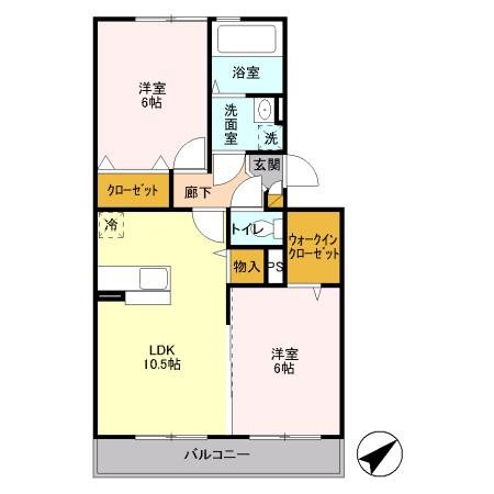  ヒルズガーデン  間取り図