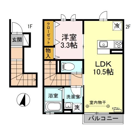 タカラコート 間取り図