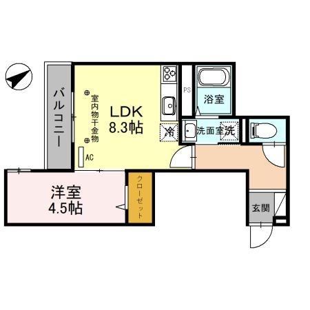 インペリアル東柳田 間取り図