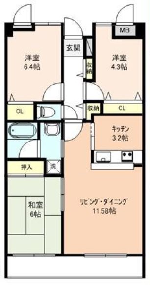 プラチド 間取り図