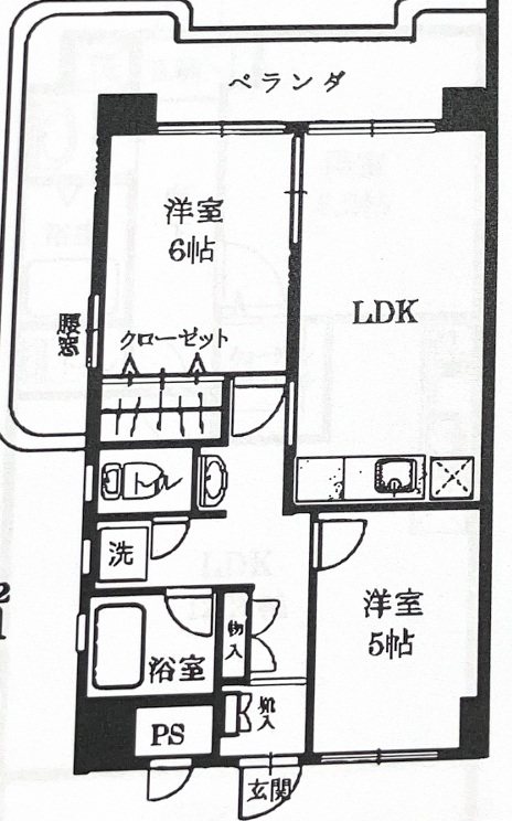 キャピタル新越谷 間取り図