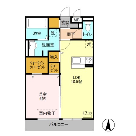 CREA　LAKE 間取り図