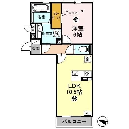 ロイジェントパークス草加手代　B 間取り図