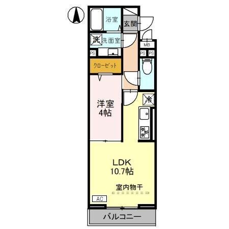 Noble villa 草加西町A 間取り図