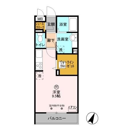 ロイジェントパークスレイクタウン　Q 間取り図