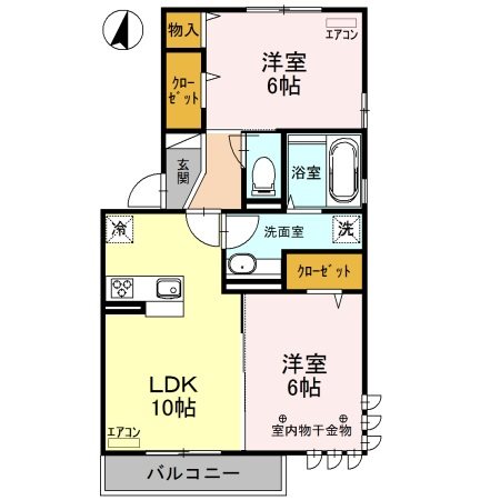 Lys　Blanc（リブラン） 間取り図