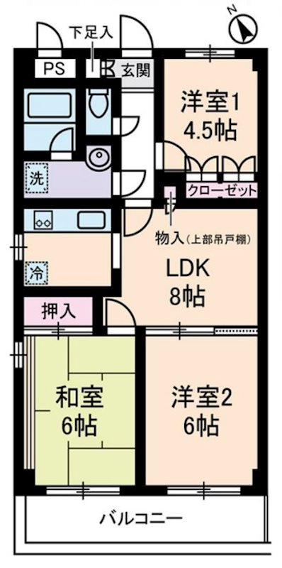 ドミールシャルマン 間取り図
