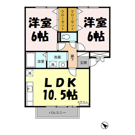 グランフェルム 間取り図