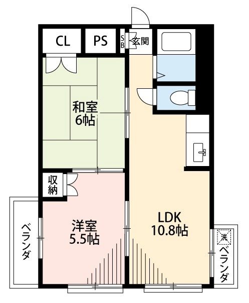 カーサ吉川 間取り図