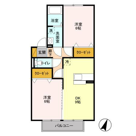 エクセルヒルズ　B 間取り図