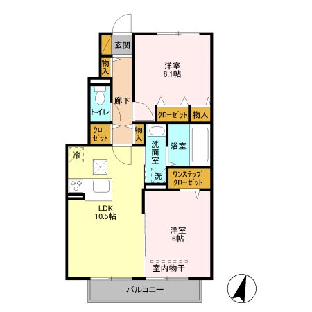 カルモポンテ 間取り図
