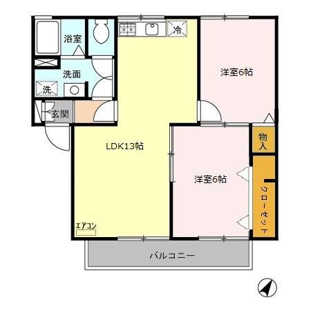 イーストサンホーム 間取り図