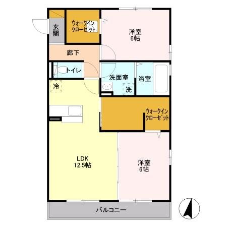 グレイスＡ 間取り図