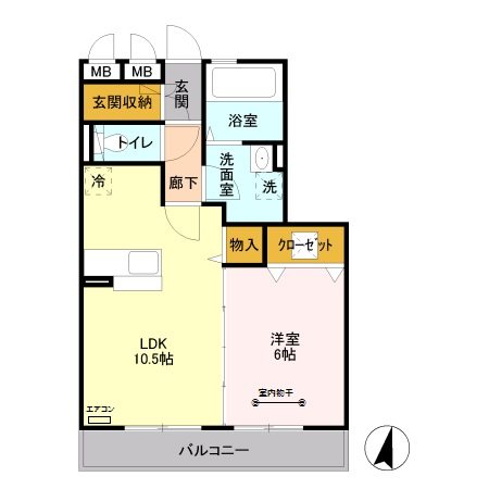 グレイスＡ 間取り図