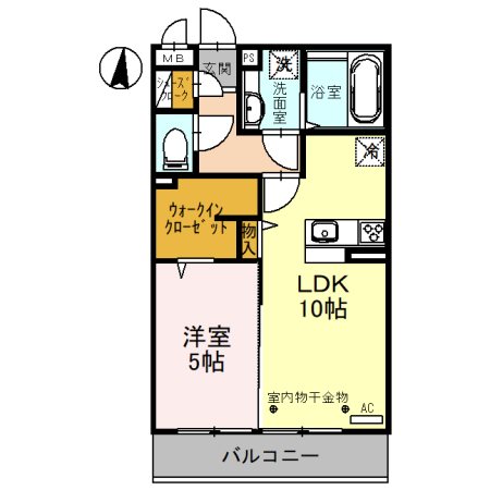 クランスール 間取り図